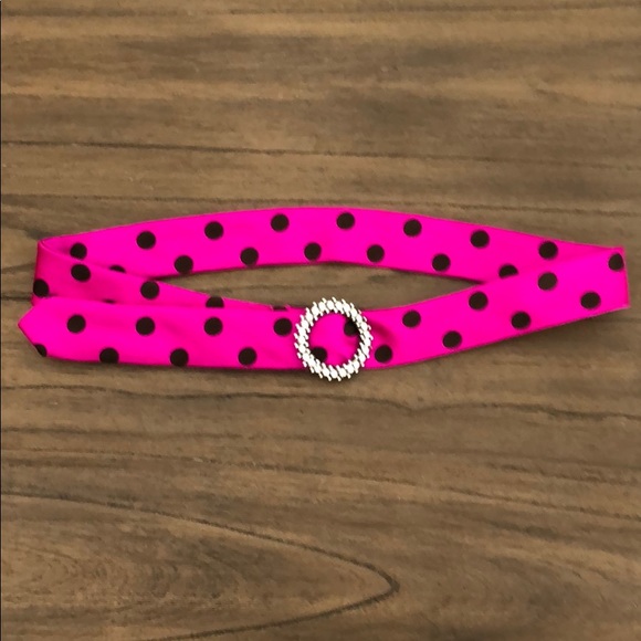 J. Crew Silk Tie Belt with Rhinestone Buckle - Picture 1 of 6